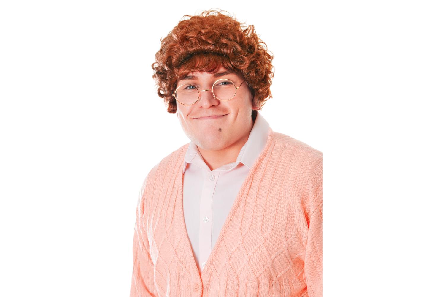 Rubies | Rb-bw805 | Mrs Mop Brown Wig