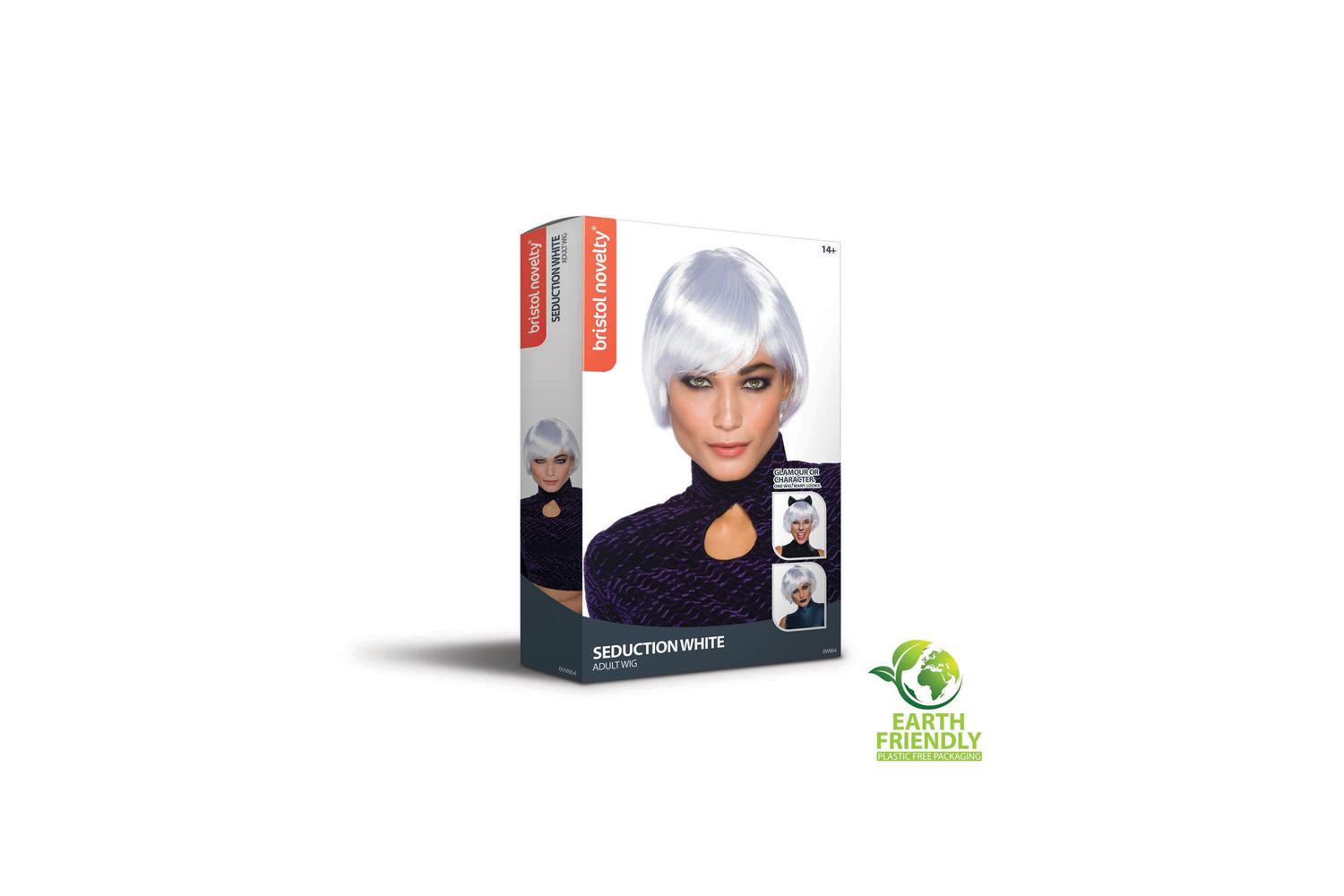 Rubies | Rb-bw864 | Flirty Flick Short White Wig-3