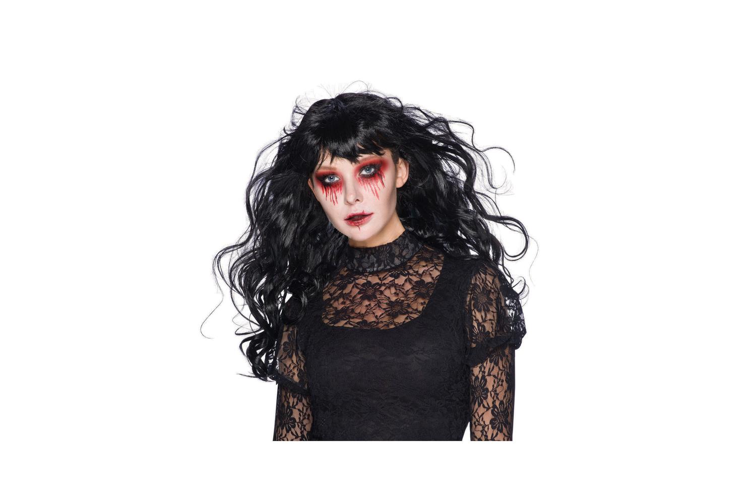 Rubies | Rb-bw898 | Temptress Gothic Long, Wavey Black Wig