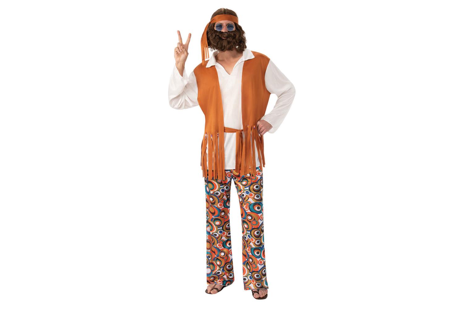 Rubies | Rb-ac591x | Hippy Man Plus Size Adult Male Costume
