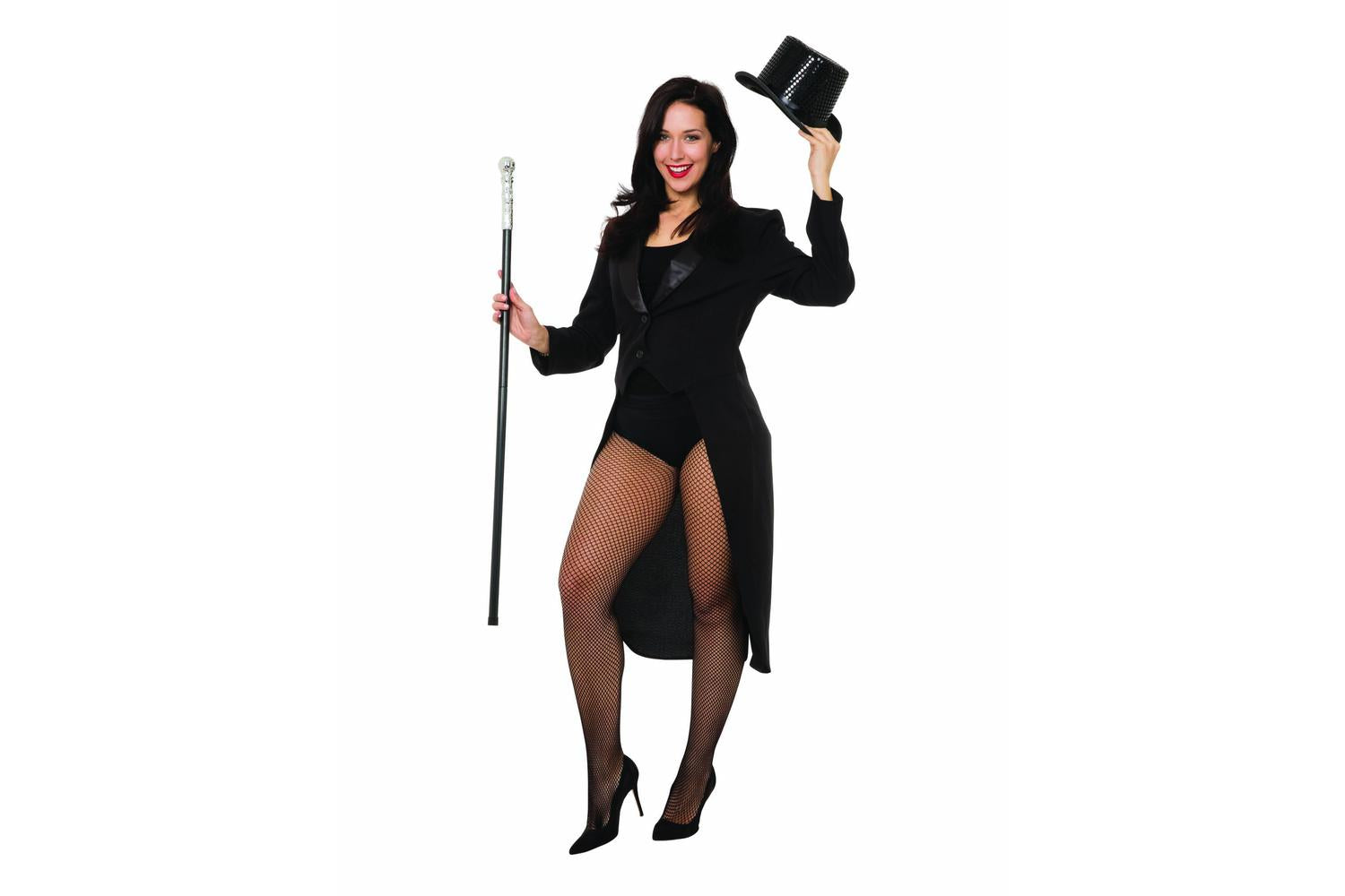 Rubies | Rb-ac720 | Tailcoat Black (female) 38/40 Adult Womens Costume