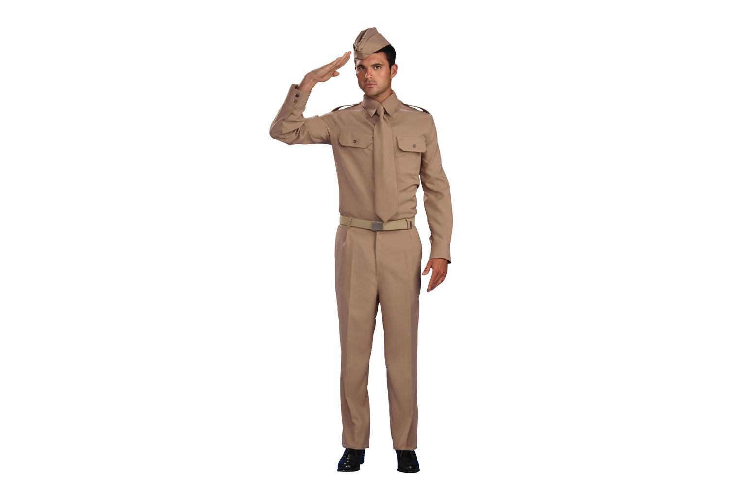 Rubies | Rb-ac983 | Ww2 Private Soldier Adult Male Costume