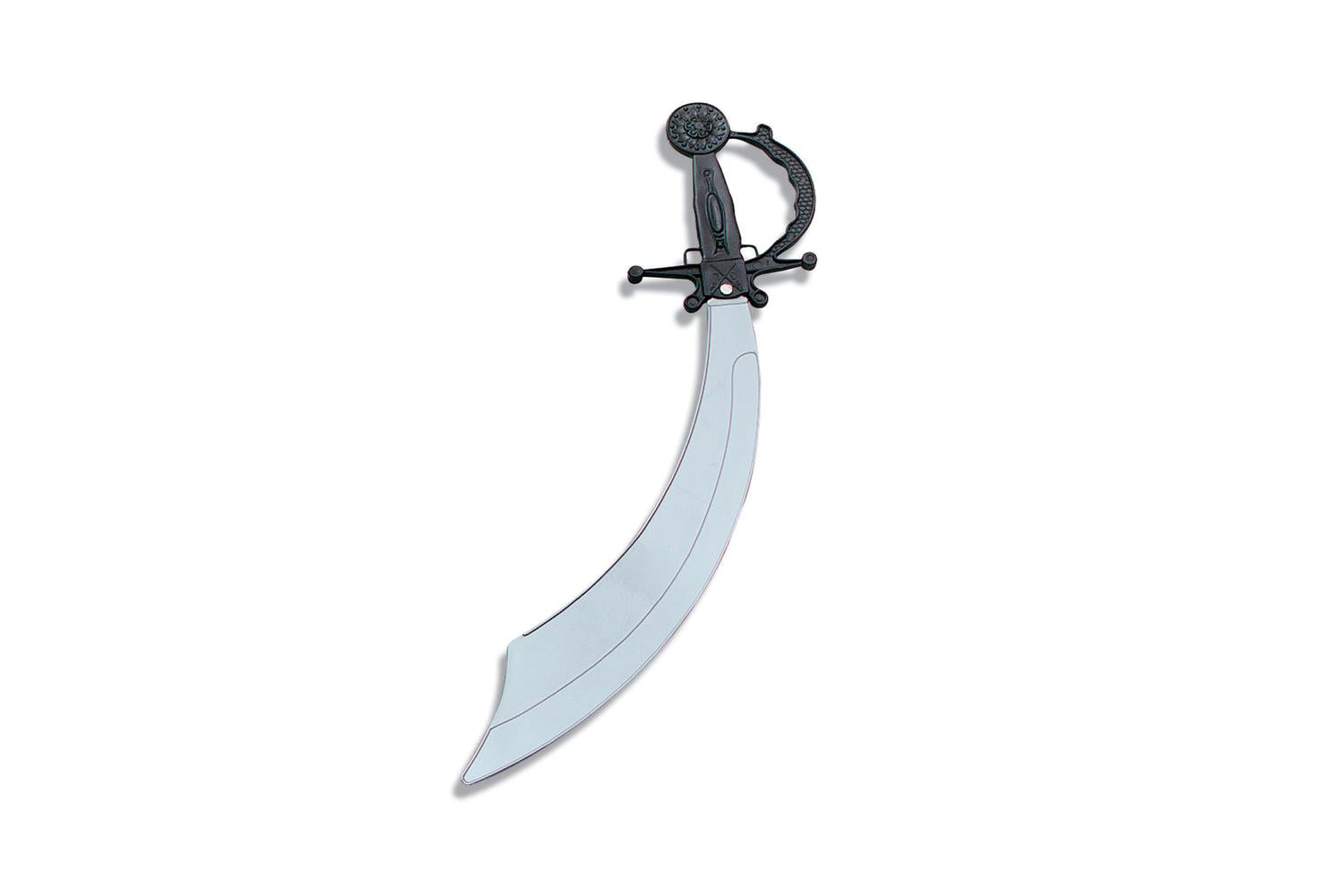 Rubies | Rb-ba149 | Pirate Toy Plastic Cutlass Black/grey Blade