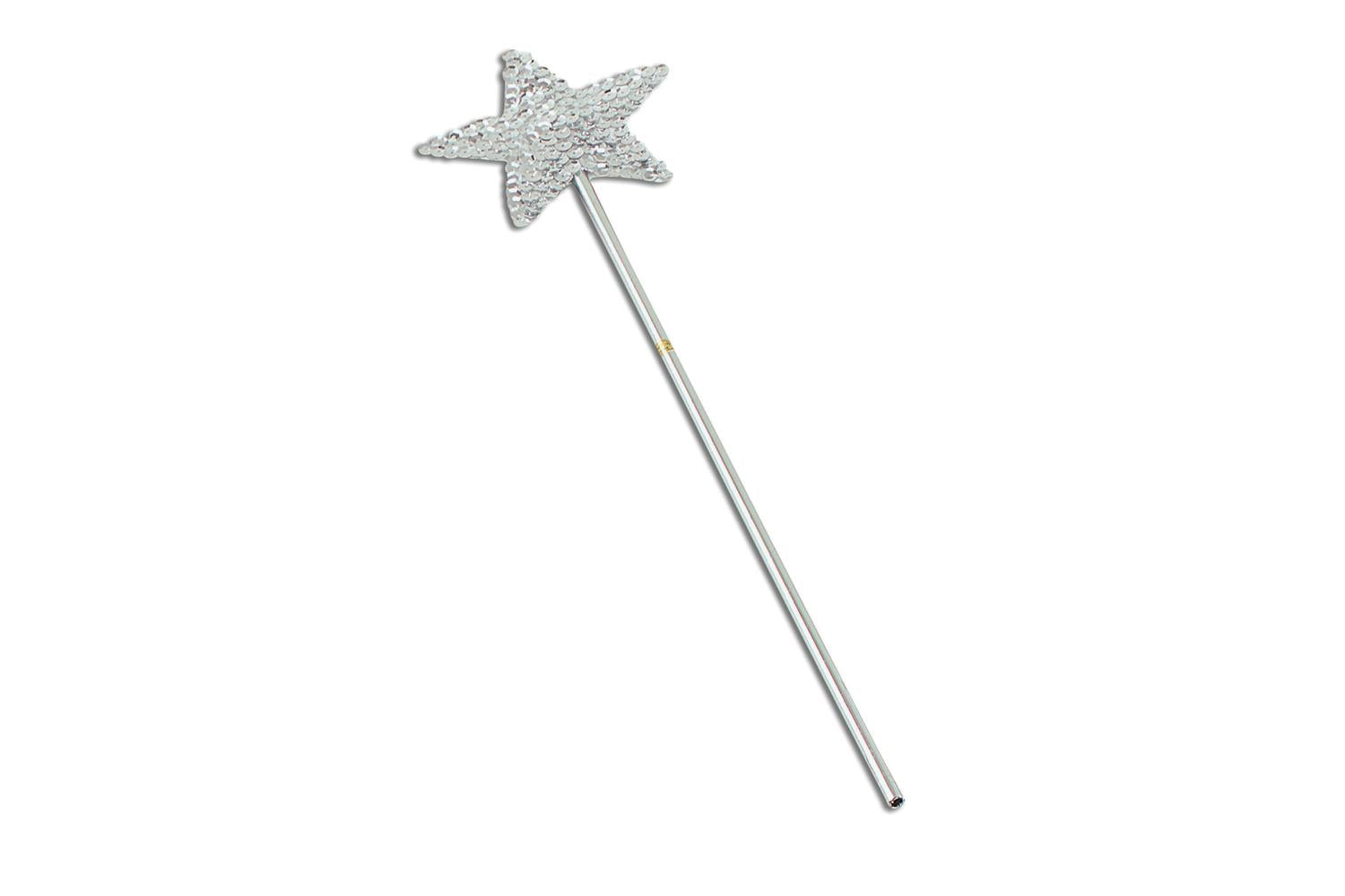 Rubies | Rb-ba217 | Silver Sequin Princess Wand Fairy Panto