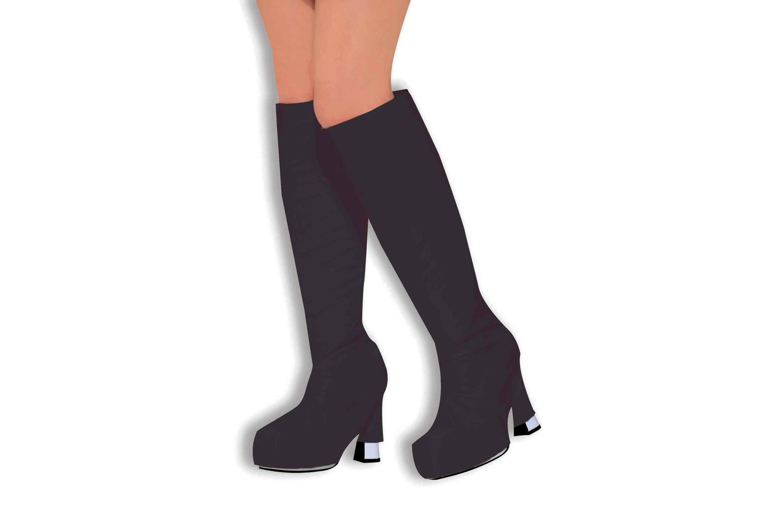 Rubies | Rb-ba313 | Go Go Boot Tops. Black