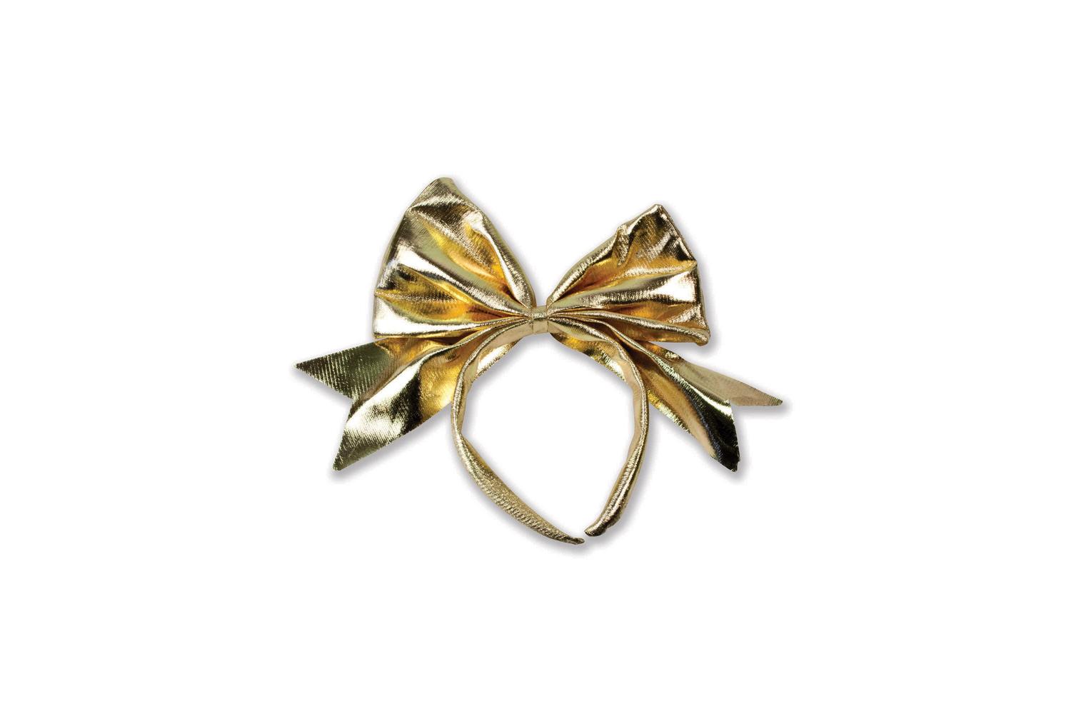 Rubies | Rb-ba425 | Gold Bow On Headband