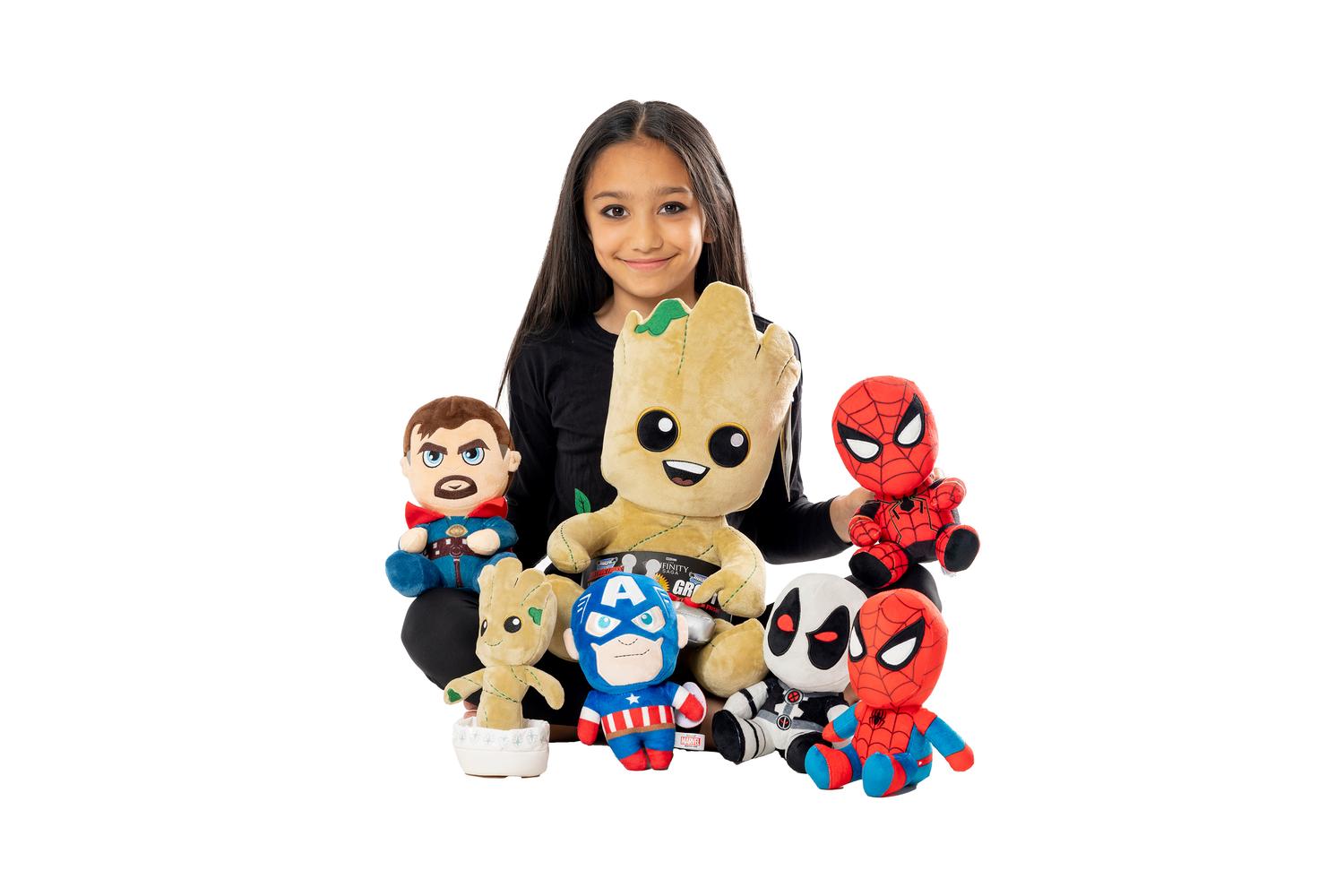 Rubies | Rb-kr14804 | Classic Spider-man Sitting Plush Phunny - Ns-2