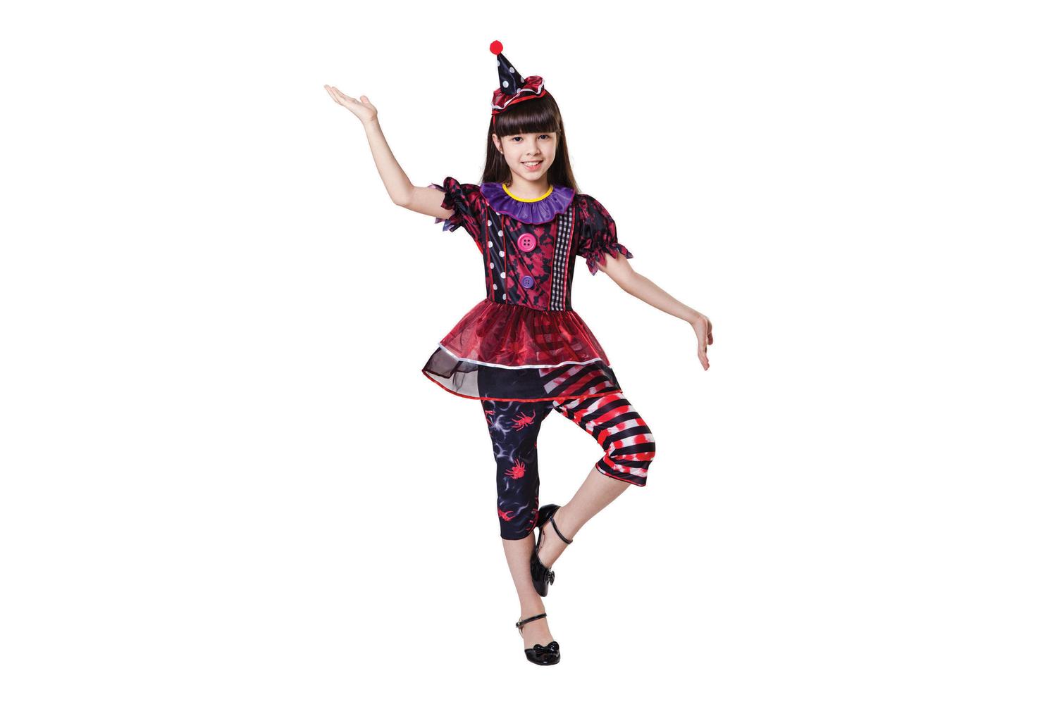 Rubies | Rb-cc705 | Halloween Clown Girl 134-146cm Girls Childrens Costume