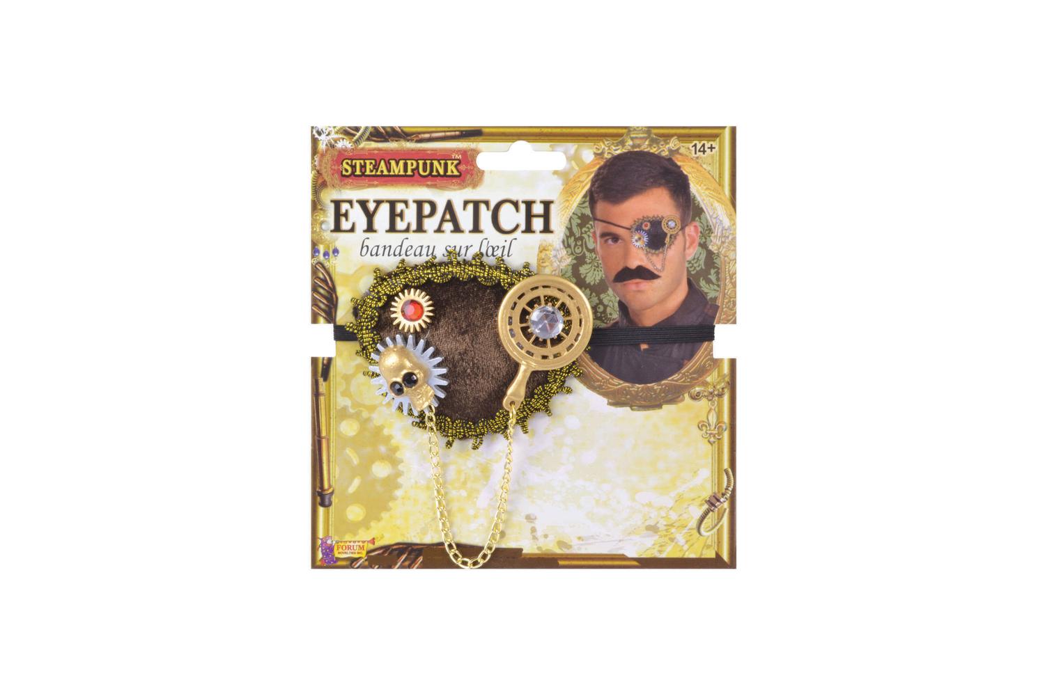 Rubies | Rb-md236 | Fancy Dress Steampunk Eyepatch Accessory