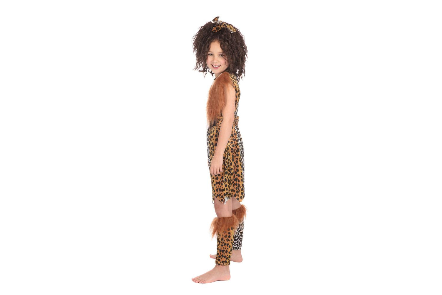 Rubies | Rb-cc738 | Cavegirl And Wig 110-122cm Girls Childrens Costume-4