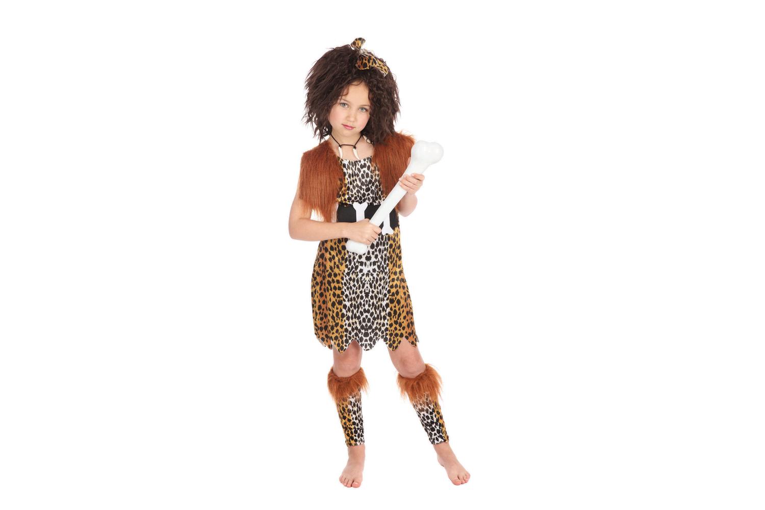 Rubies | Rb-cc739 | Cavegirl And Wig 122-134cm Girls Childrens Costume-2