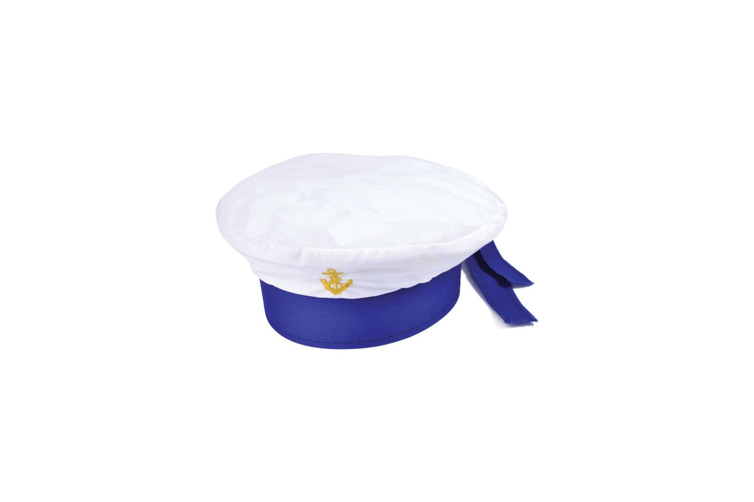 Rubies | Rb-bh669 | White Sailor Hat Childs Size