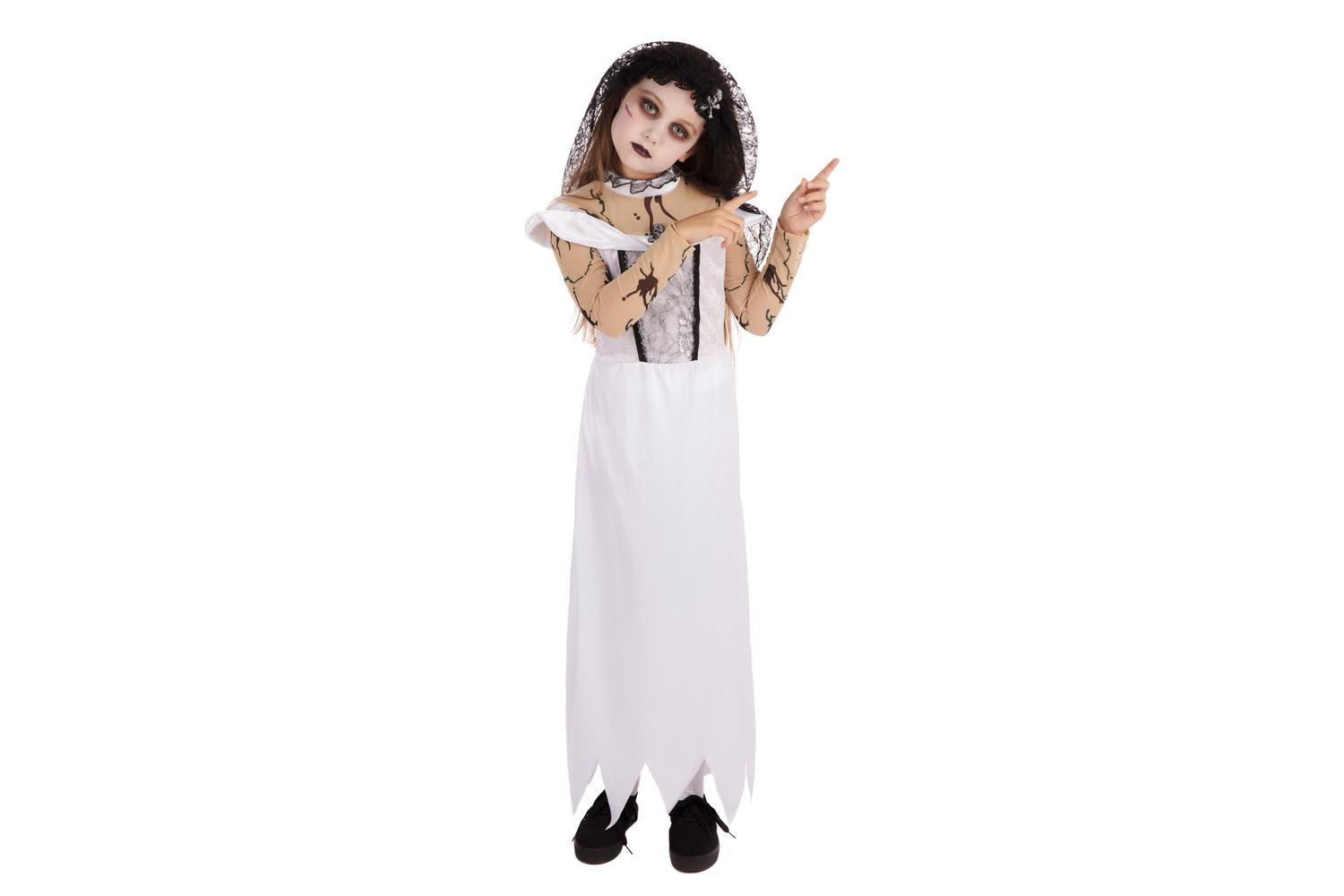 Rubies | Rb-cc855 | Zombie Bride 134-146cm Girls Childrens Costume