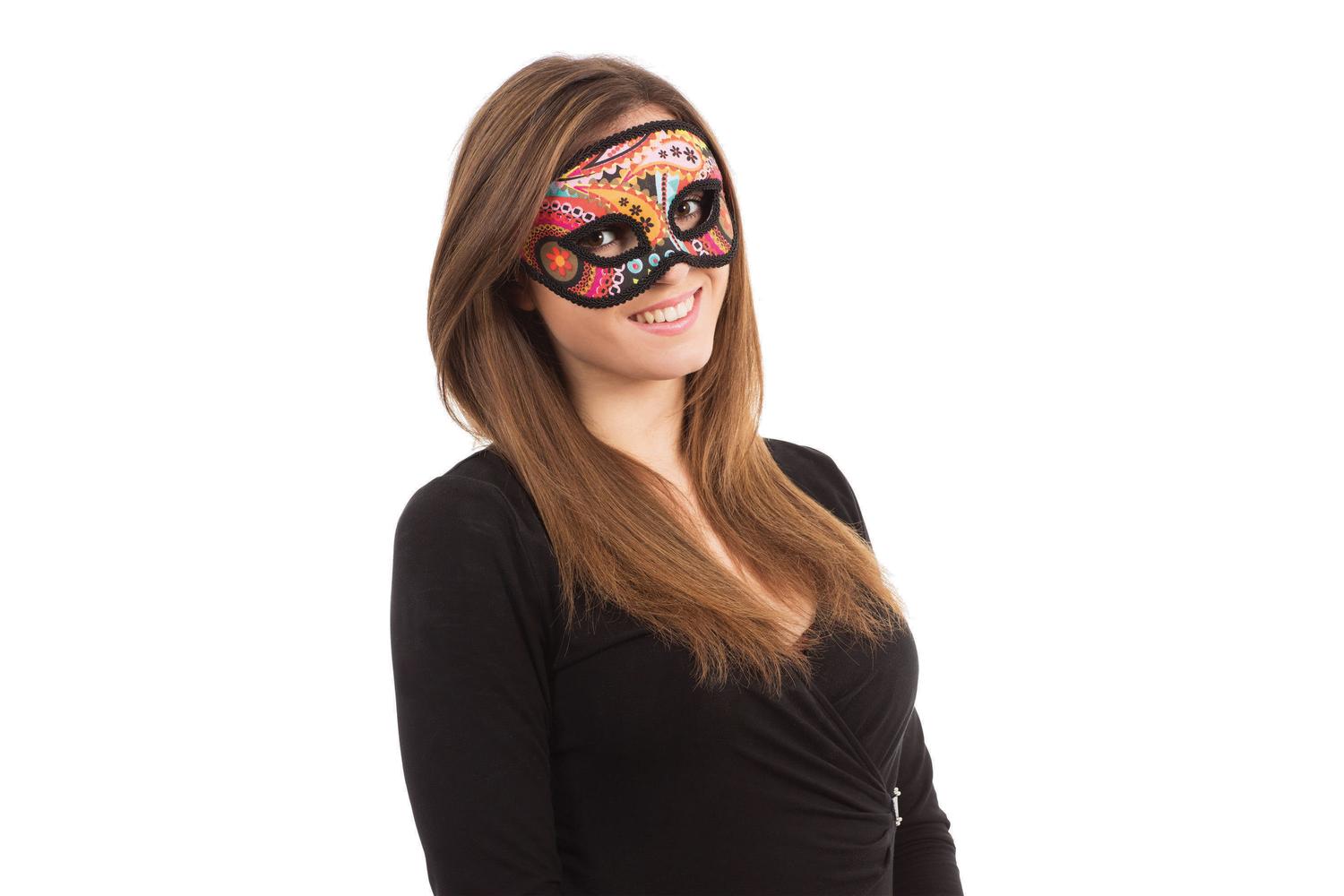 Rubies | Rb-em772 | Psychedellic Masquerade Eye Mask (g/f)