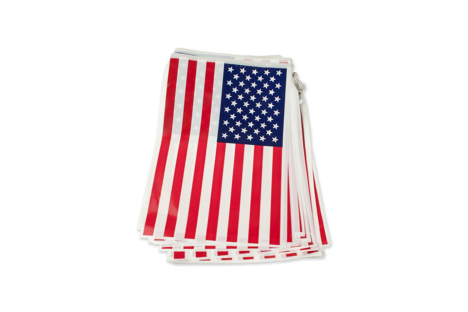 Rubies | Rb-pg022a | Bunting. Usa 7m, 25 Flags