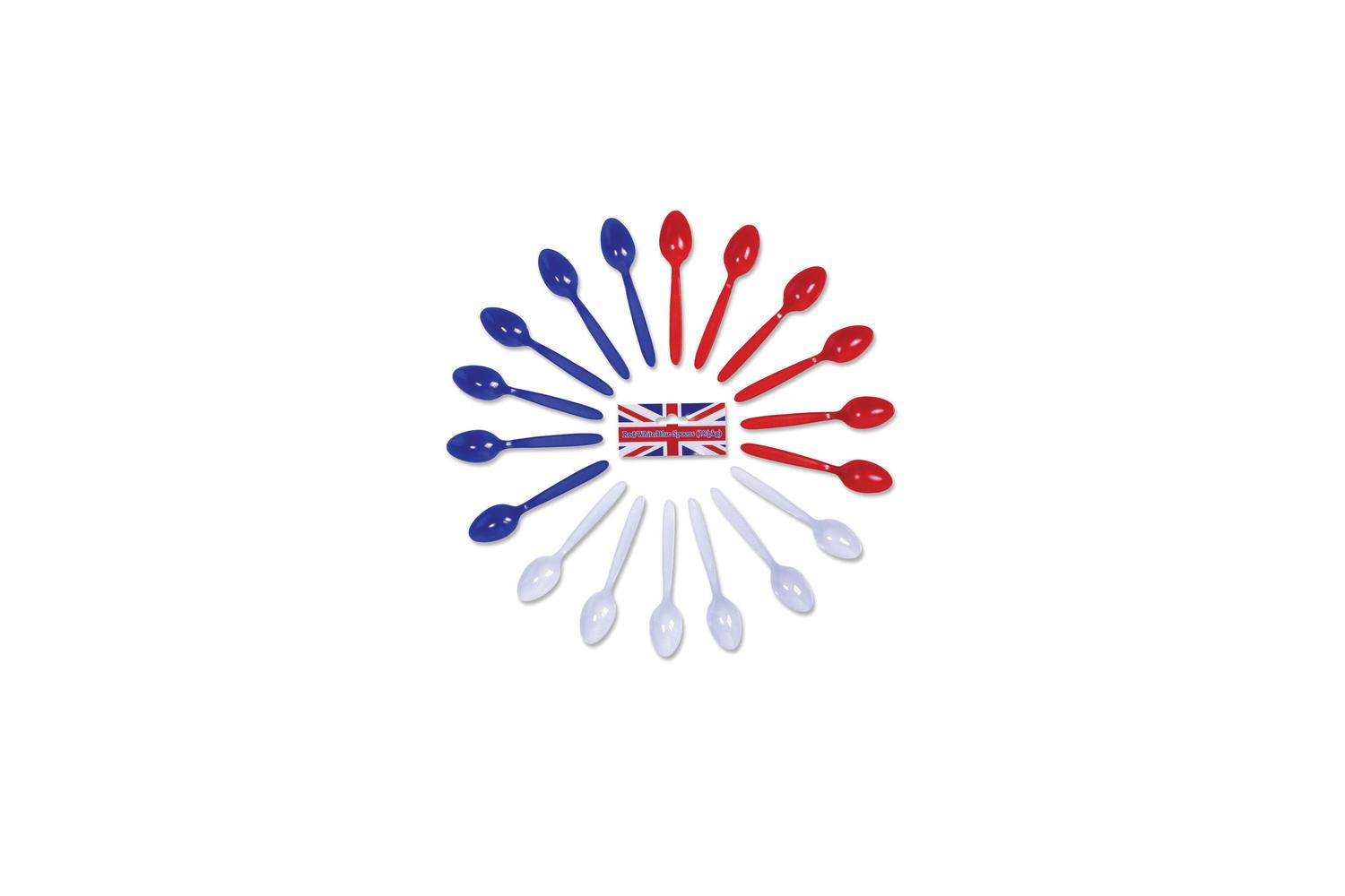Rubies | Rb-pg087 | Red/white/blue Spoons