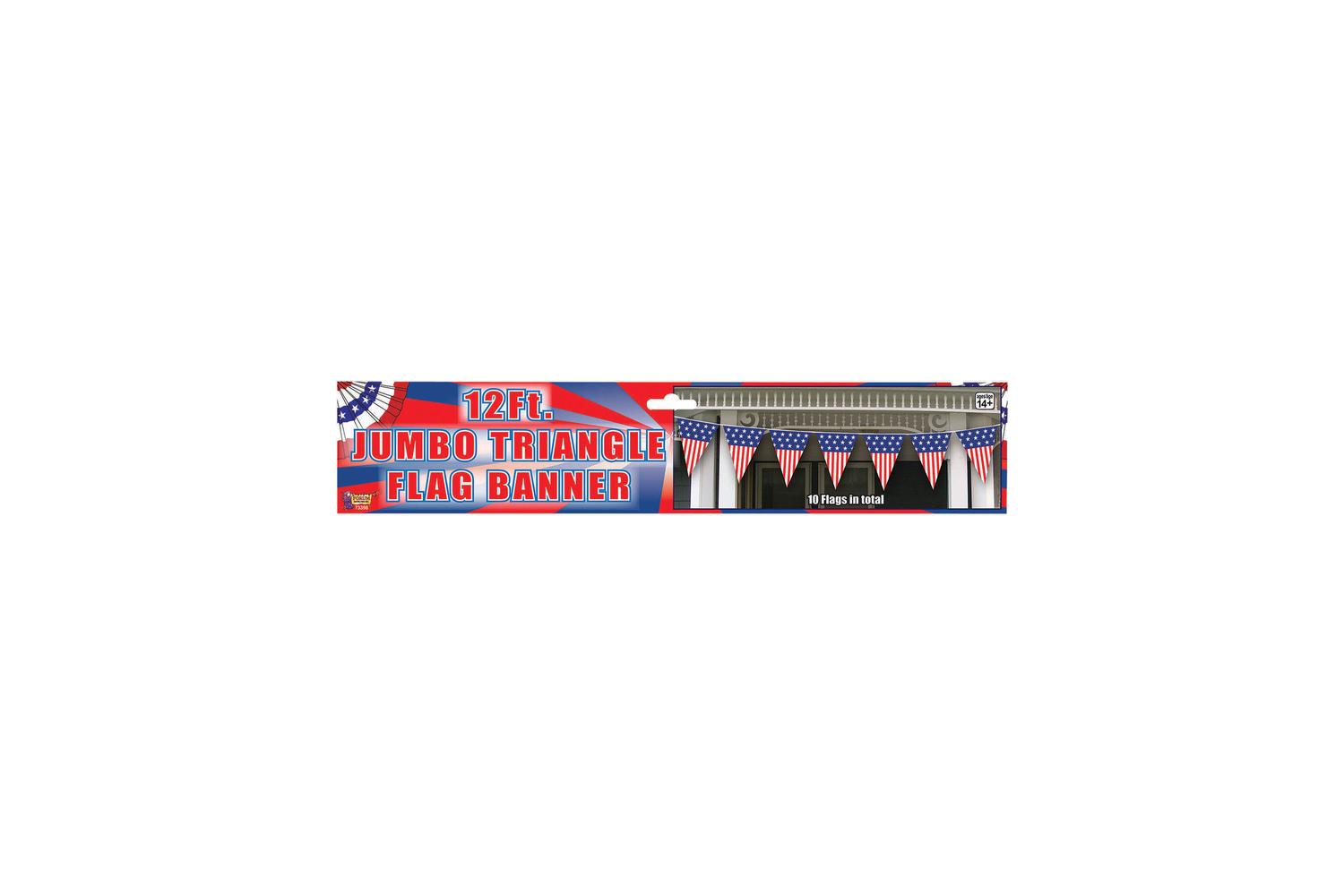 Rubies | Rb-x73398 | Usa 12' Jumbo Triangle Decoration