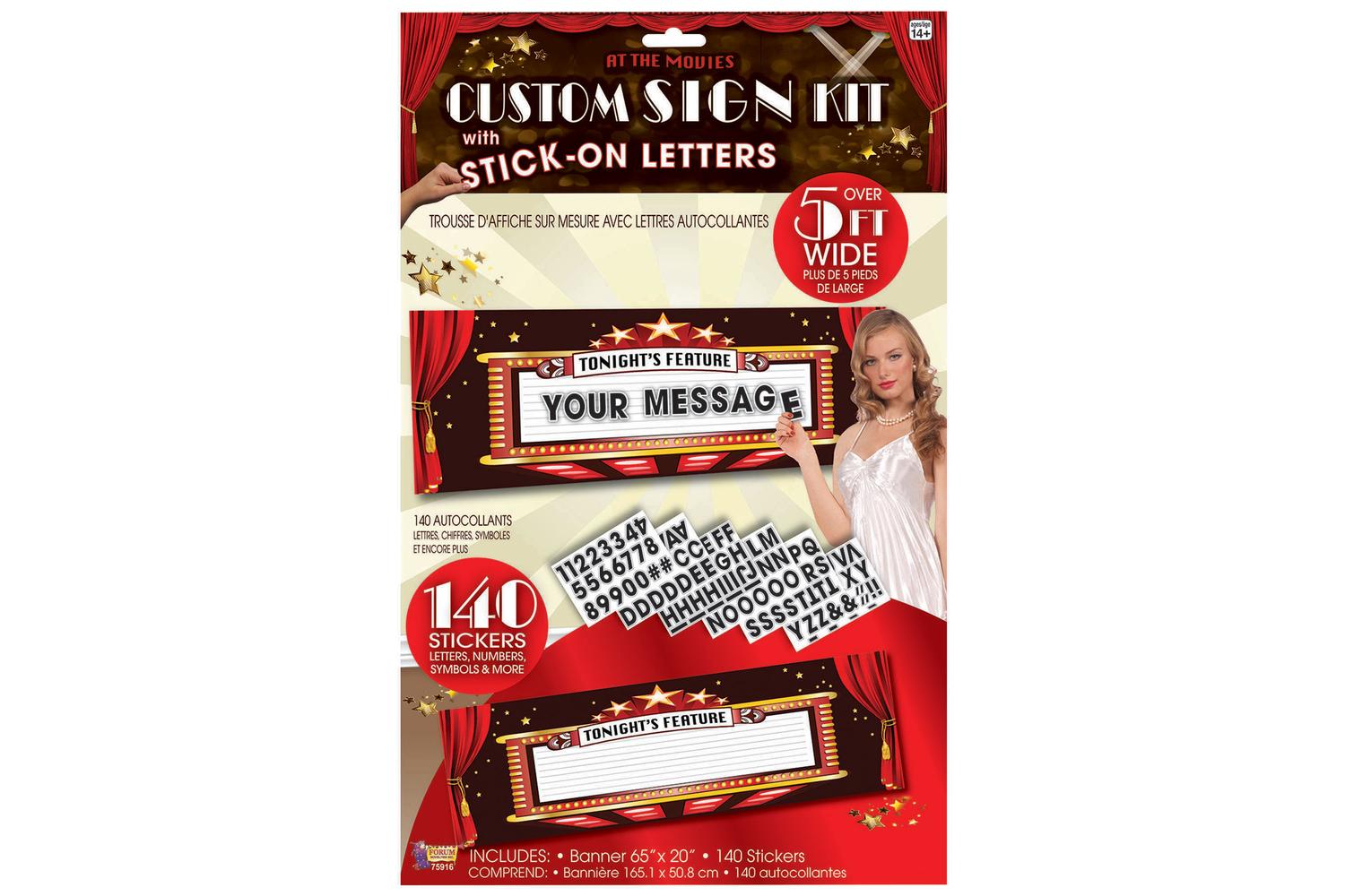 Rubies | Rb-x75916 | At The Movies- Custom Sign Kit Decoration Accessory