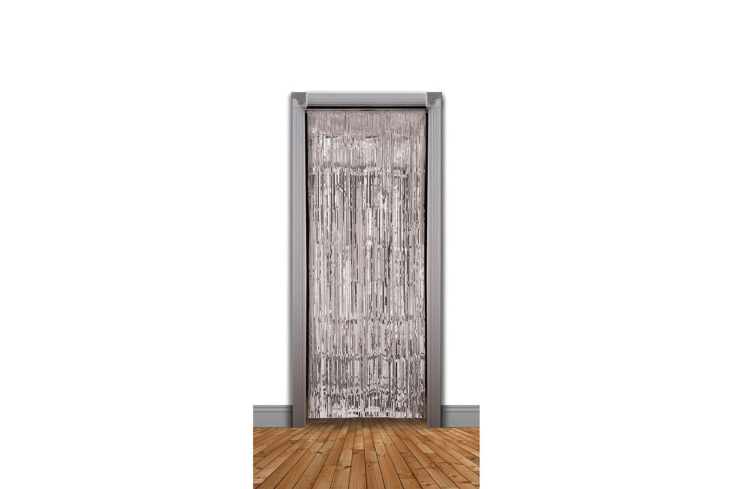 Rubies | Rb-x76021 | Doorway Curtain Silver Tinsel (240x94cm)