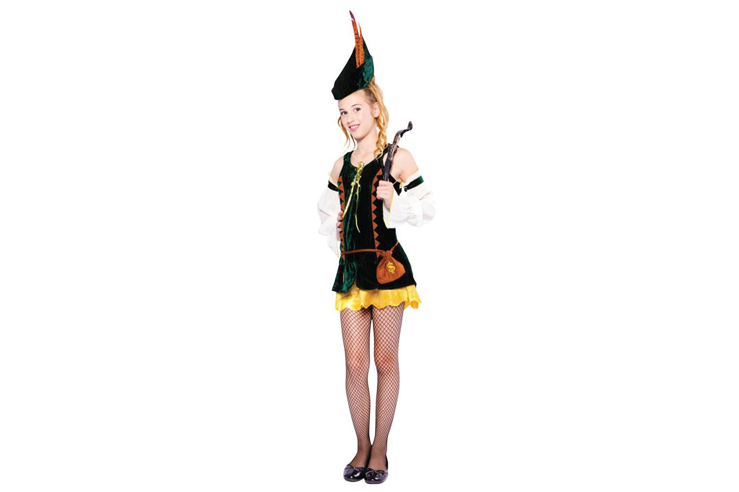 Rubies | Rb-tc102 | Fancy Dress Full Female Child/teen Hunter Girl Costume
