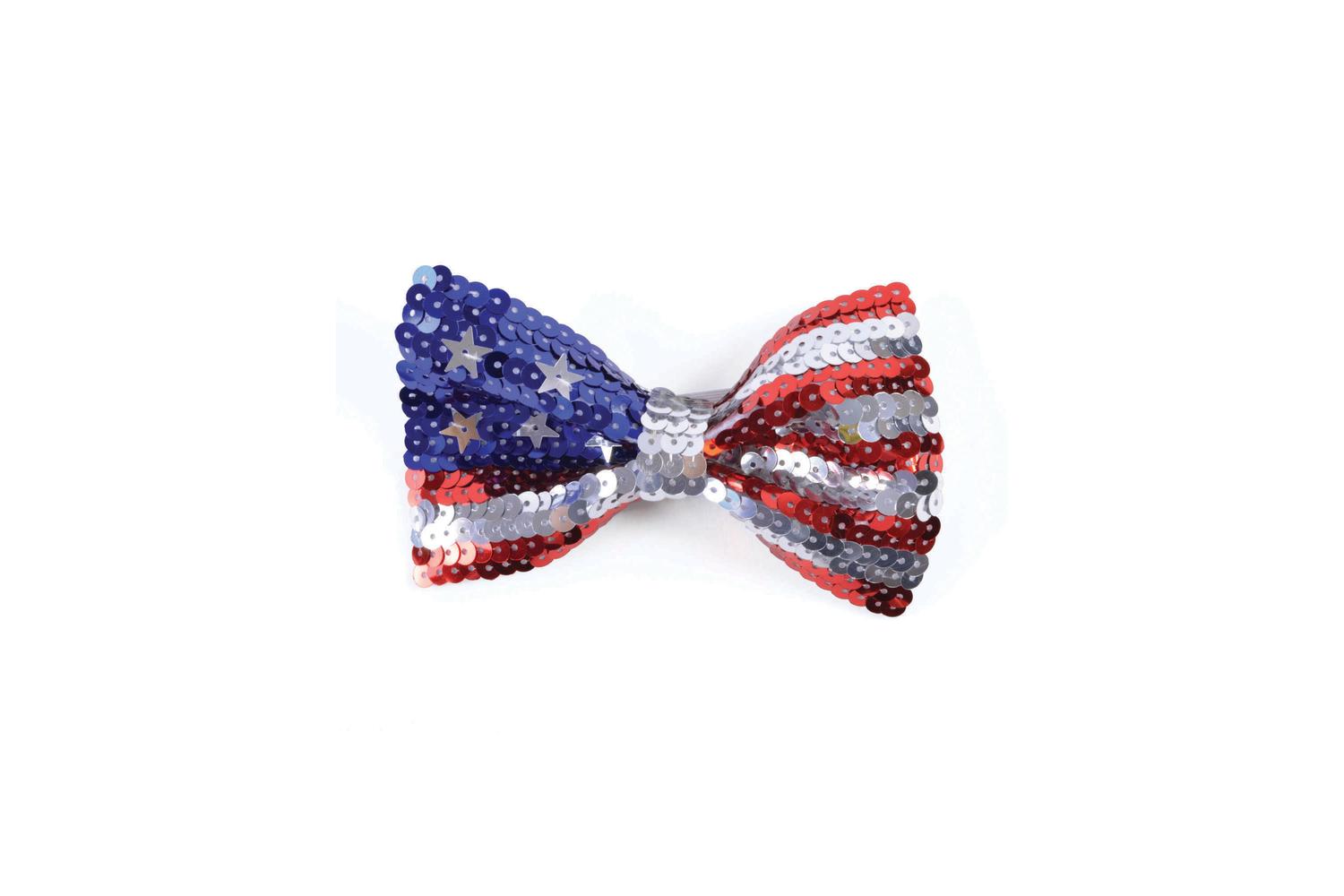 Rubies | Rb-ba521 | Usa Sequin Bow Tie