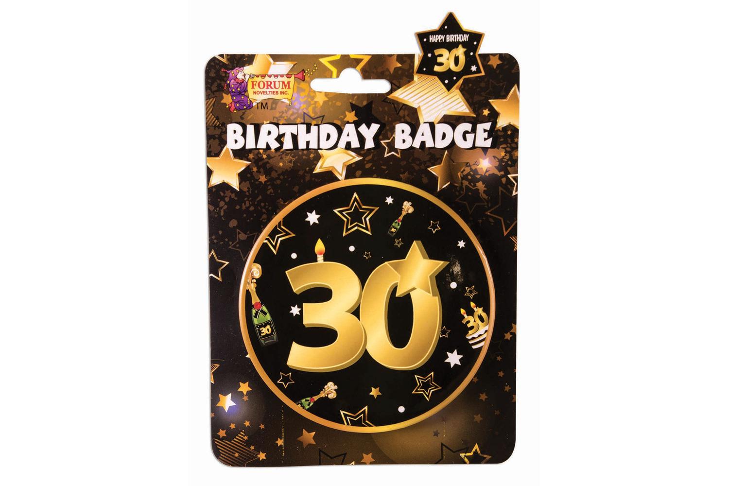 Rubies | Rb-x81649 | 30th Birthday Badge
