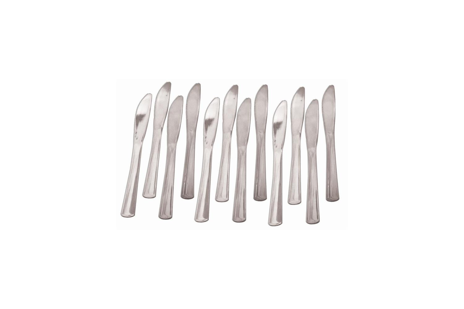 Rubies | Rb-x81855 | Silver Plated Knives (12 Pack)-2
