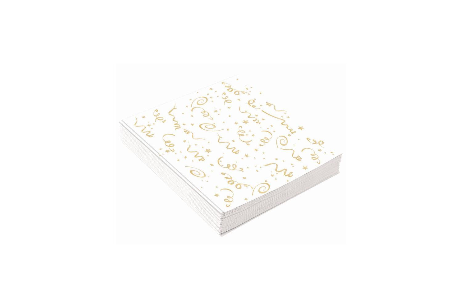 Rubies | Rb-x81983 | Gold Confetti Napkins Large (16 Pack)-2