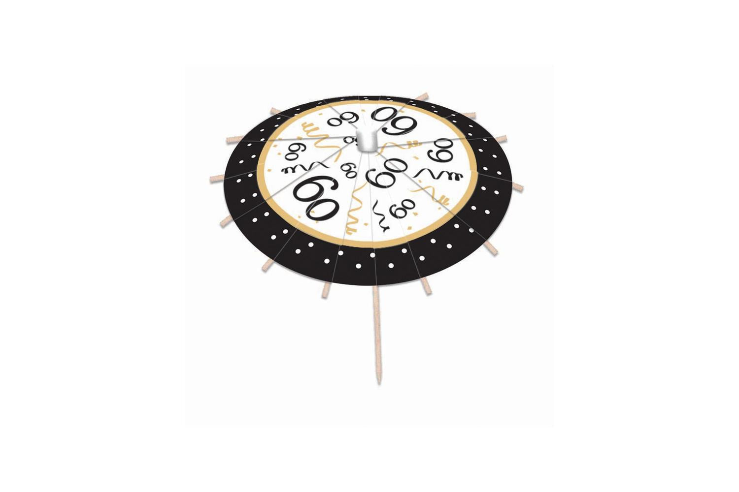 Rubies | Rb-x82159 | 60th Birthday Drink Umbrellas