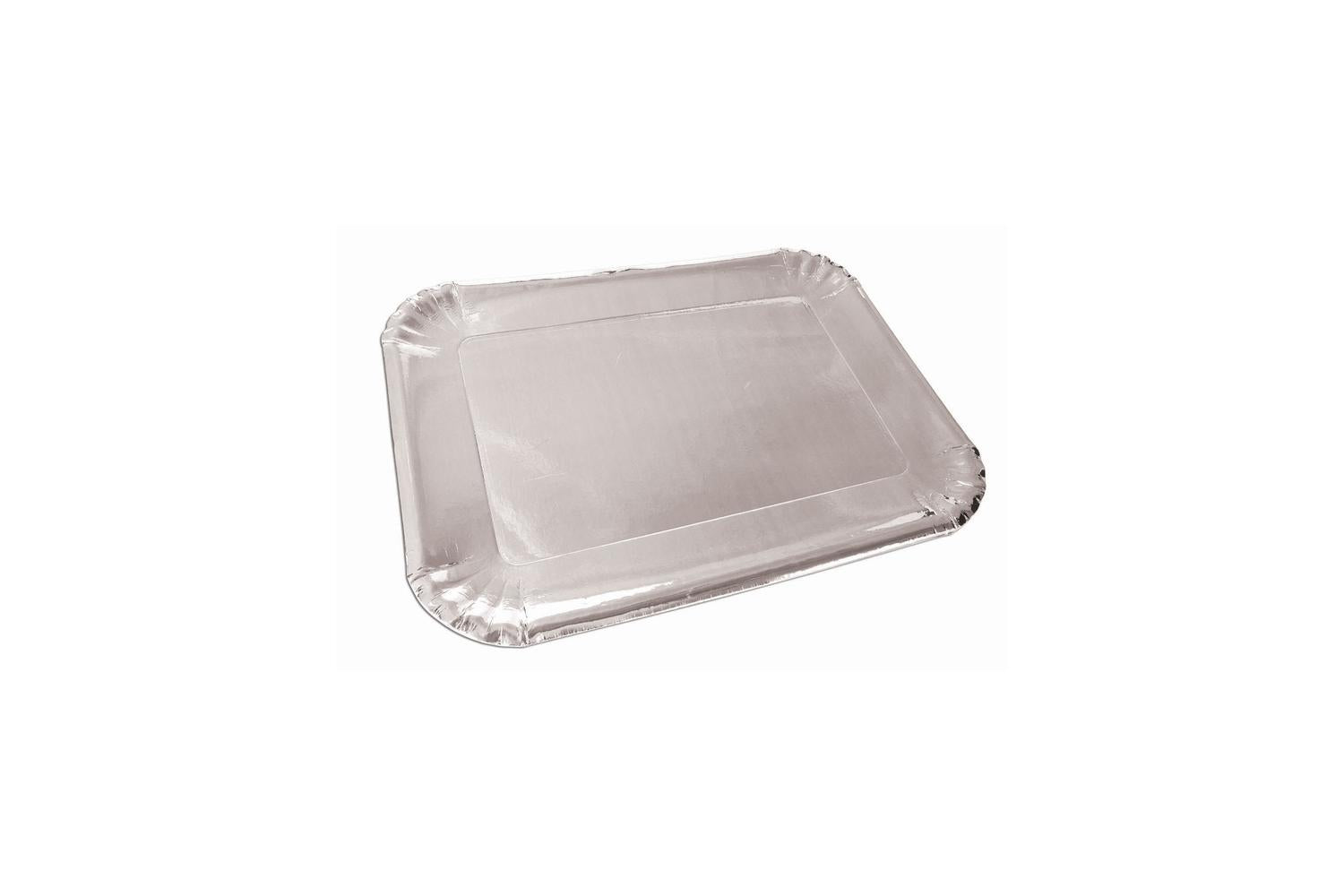 Rubies | Rb-x82942 | Silver Platters Paper ( 6pack) 35 X 27cm