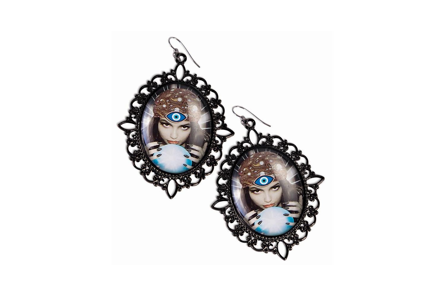 Rubies | Rb-x83027 | Fortune Teller Cameo Earrings