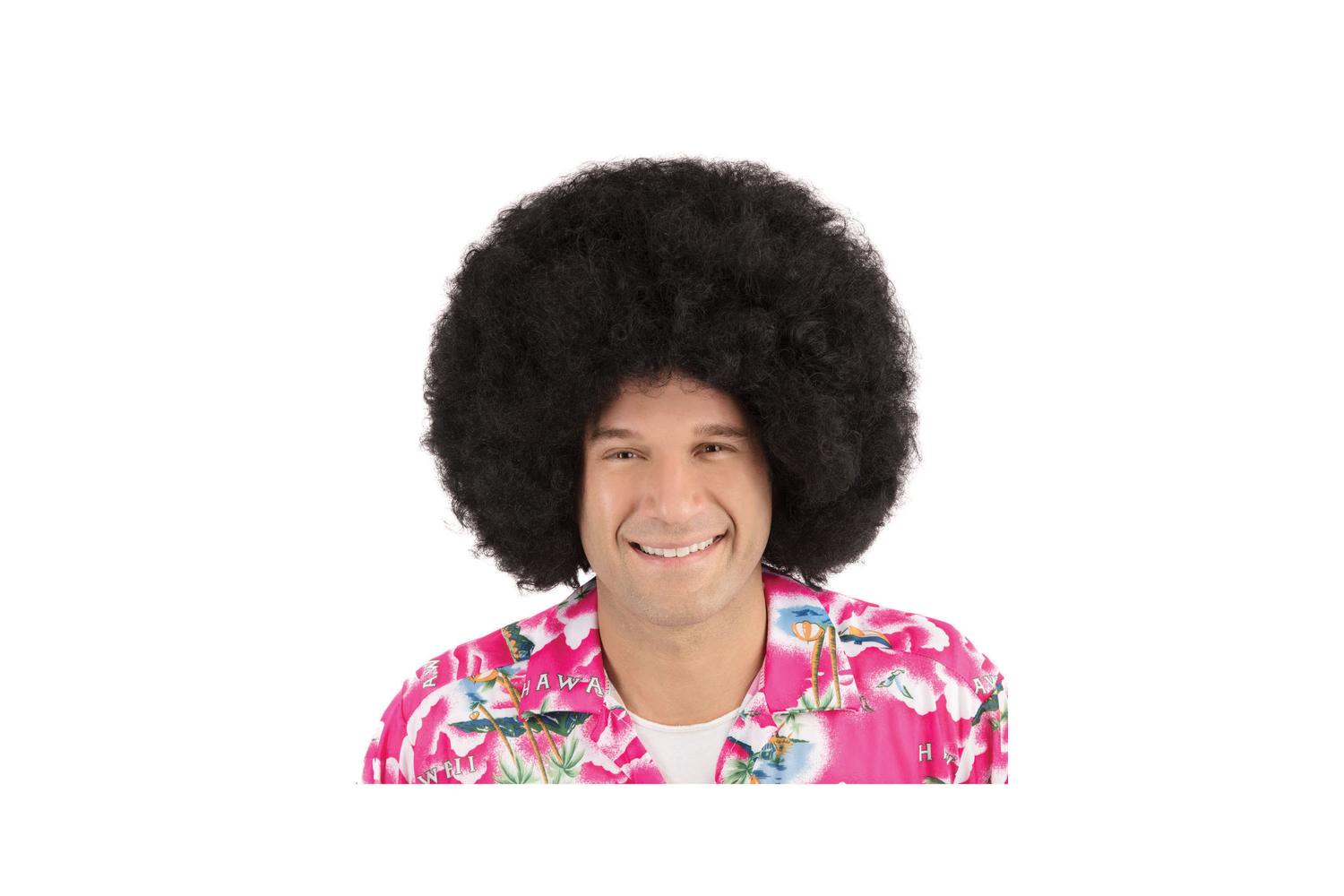 Rubies | Rb-bw662b | Afro Wig Mega Black - Bag