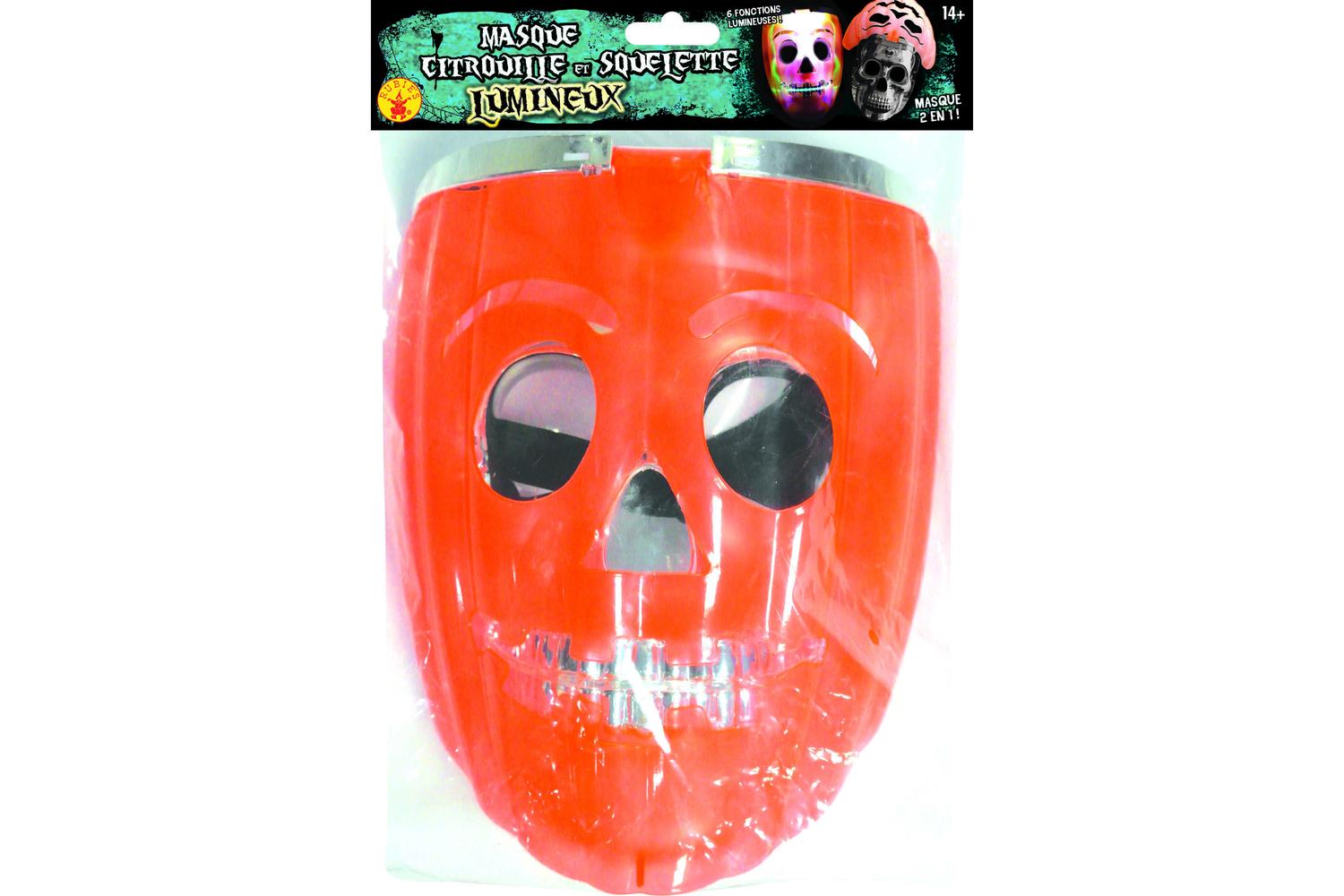 Rubies | Rb-156297-ns | Glow In The Dark Pumpkin Mask Ns-4