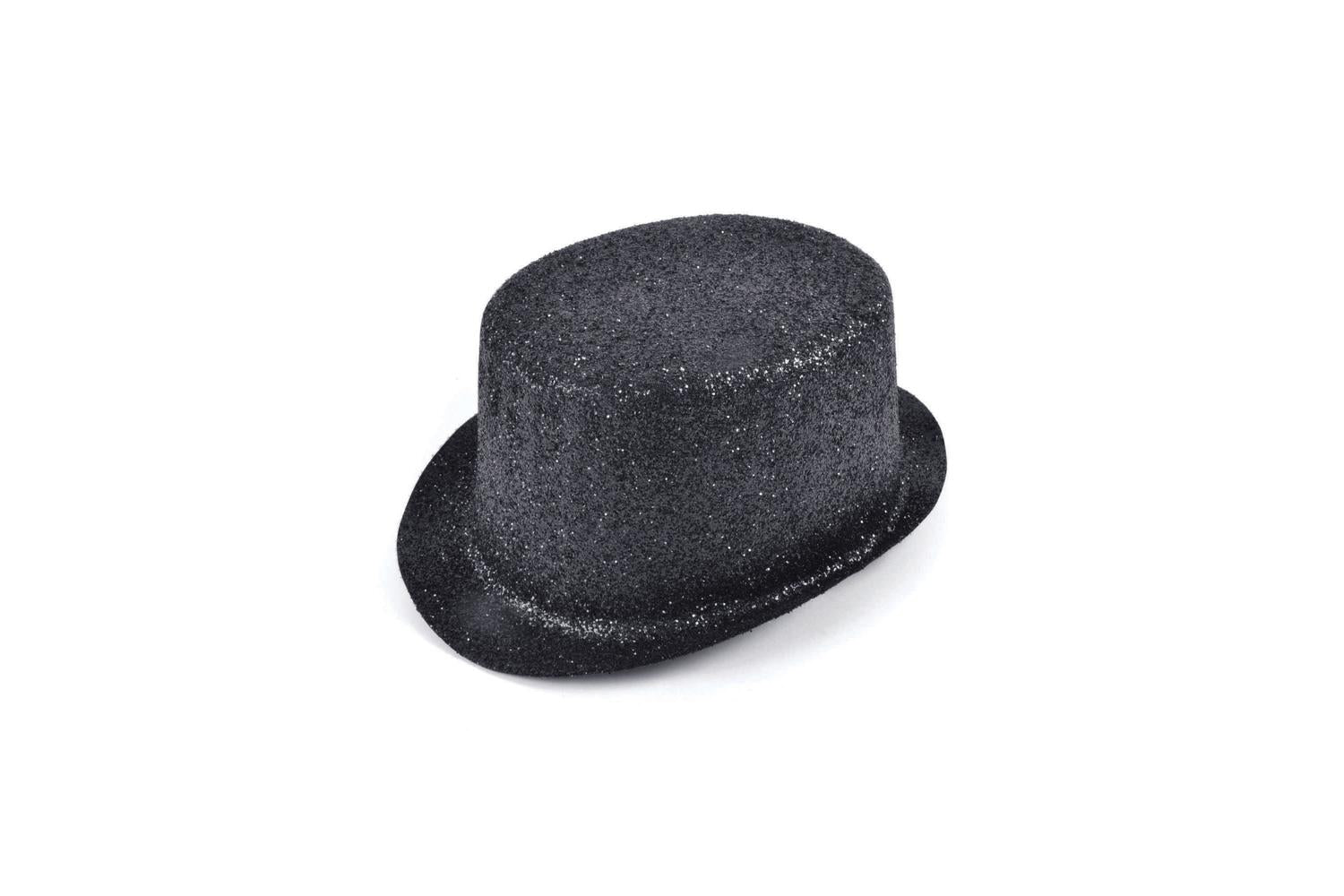 Rubies | Rb-bh084 | Glitter Black Toppers, Plastic