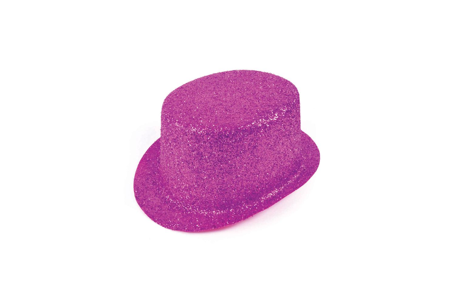 Rubies | Rb-bh083 | Glitter Cerise Toppers, Plastic