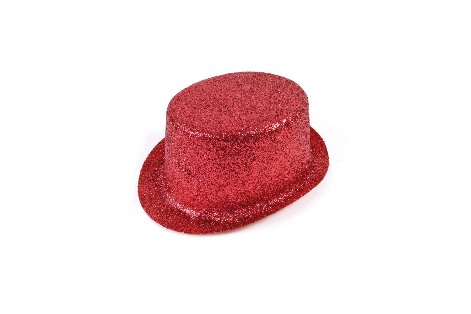 Rubies | Rb-bh082 | Glitter Red Toppers, Plastic