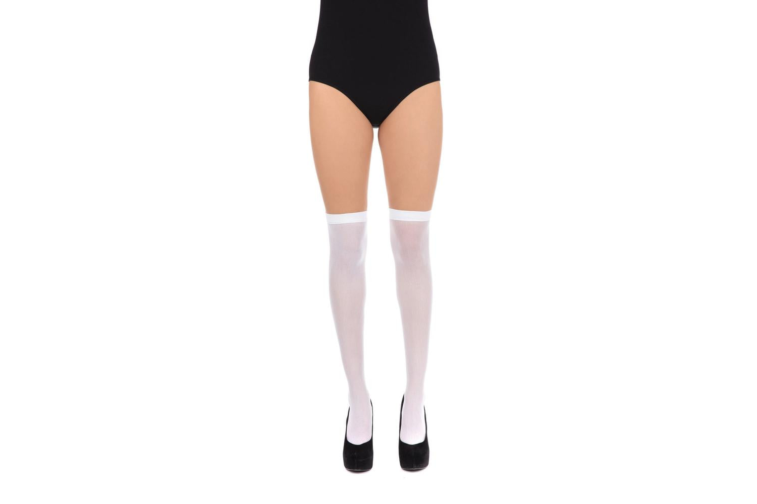 Rubies | Rb-ba040 | Stockings. White Over Knee