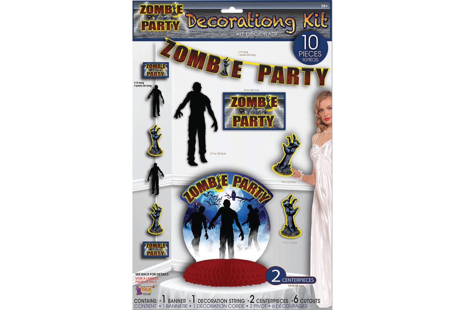 Rubies | Rb-x79144 | Zombie Party Dcor Set 10pc