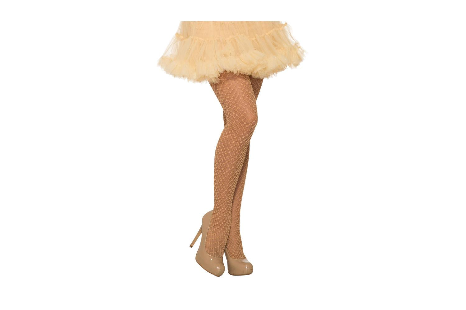 Rubies | Rb-x80349 | Fishnet Stocking Glitter Beige