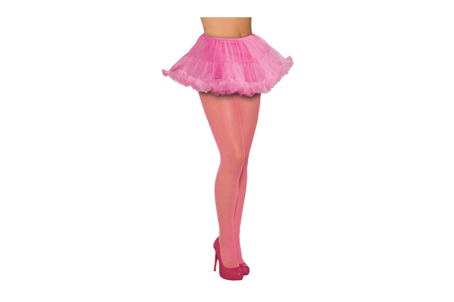 Rubies | Rb-x80352 | Fishnet Stockings Glitter Pink