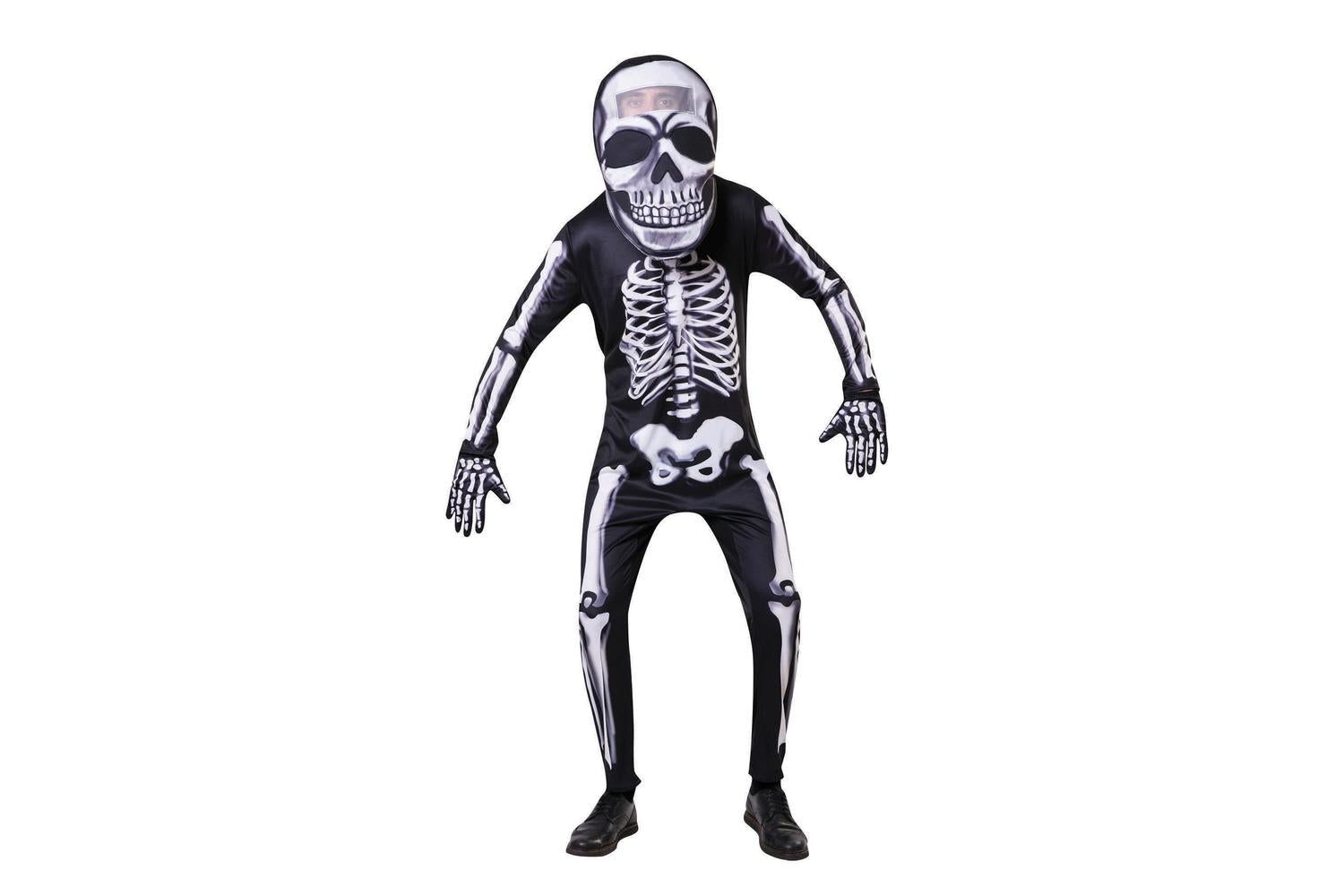 Rubies | Rb-af070 | Halloween Big Head Skeleton Costume
