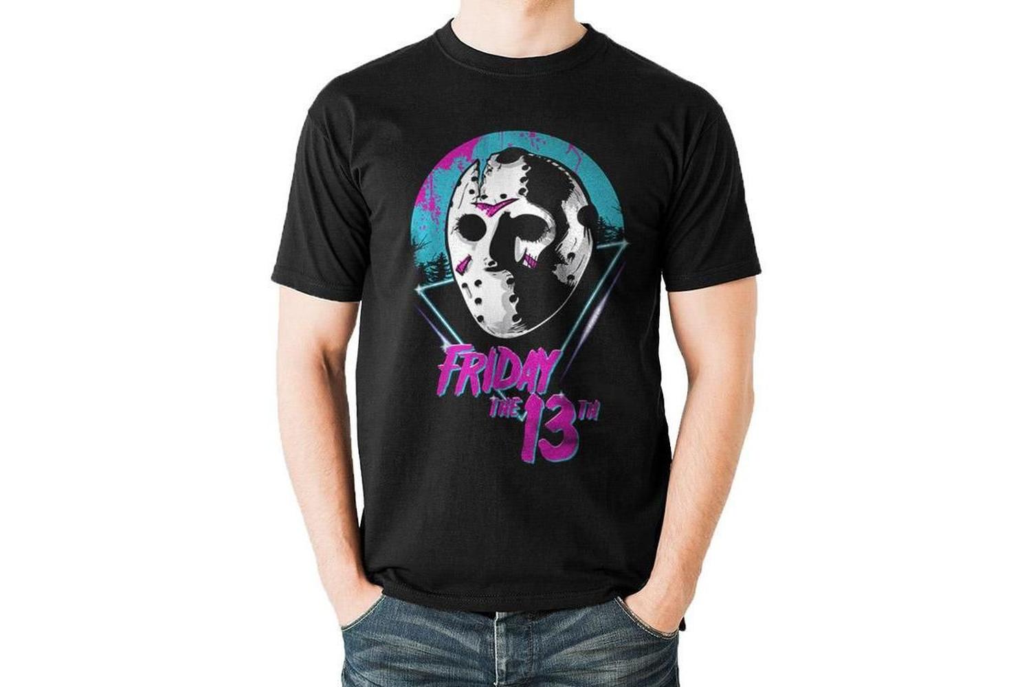 Rubies | Rb-pe18376tsbss | Friday The 13th | Eighties Mask | Unisex T-shirt