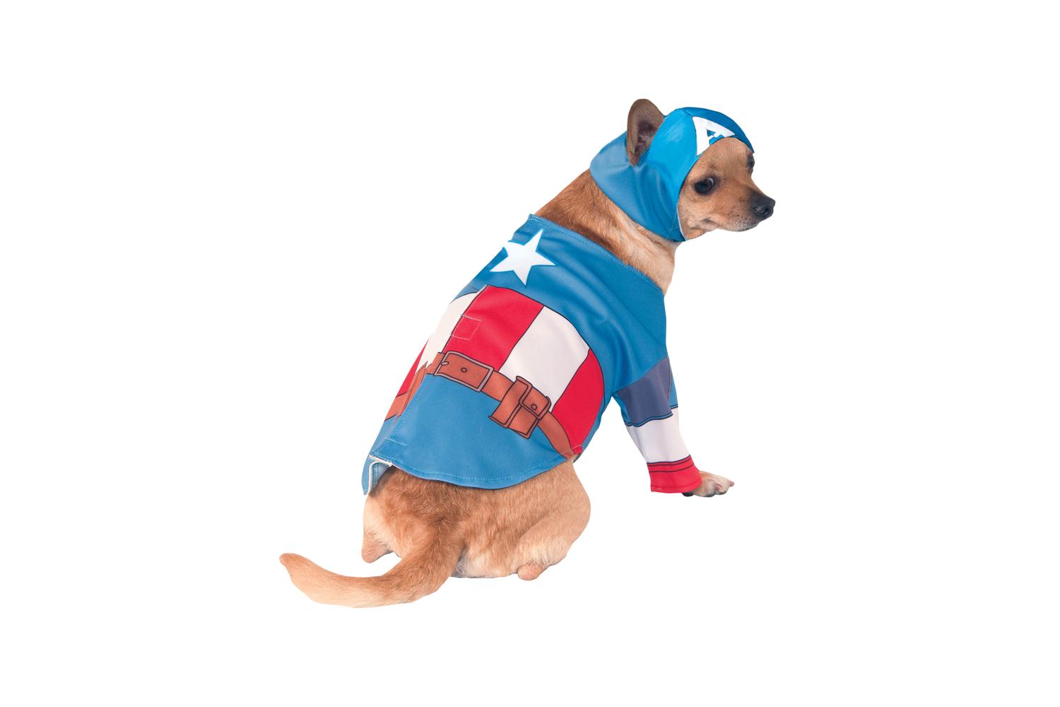 Rubies | Rb-580070-s | Captain America Pet Costume S