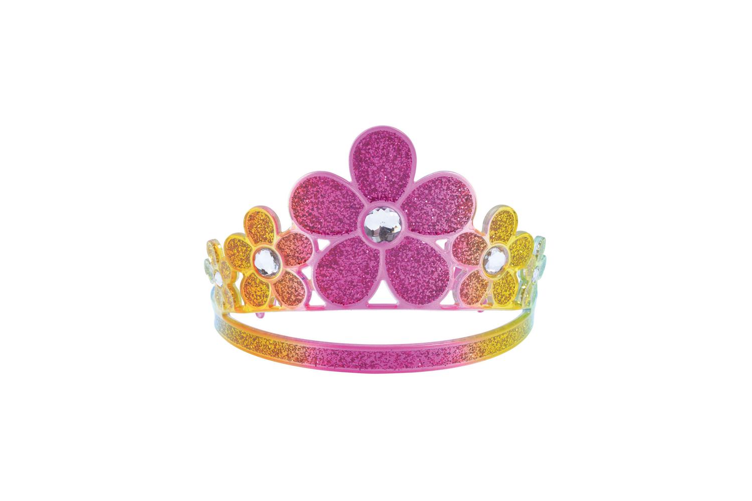 Rubies | Rb-ba494 | Glitter Rainbow Flower Tiara