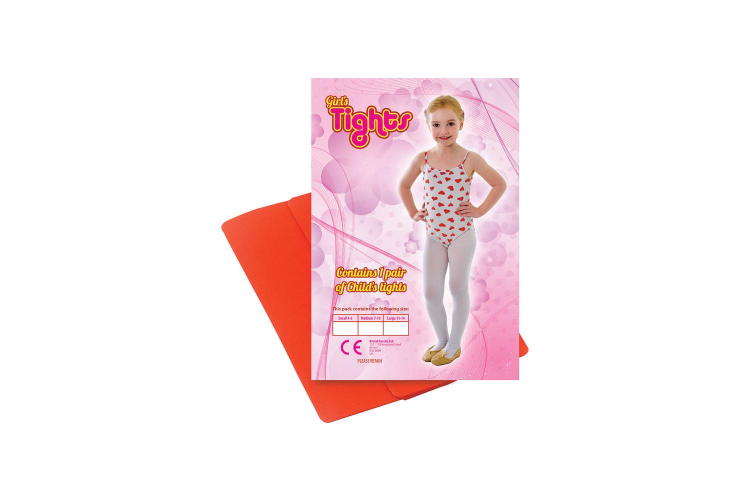 Rubies | Rb-ba742a | Childs Tights Red 4/6 Small
