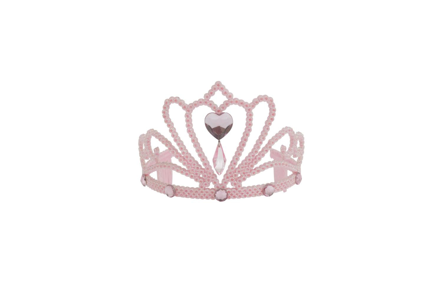 Rubies | Rb-ba991 | Pink Glitter Tiara And Stone