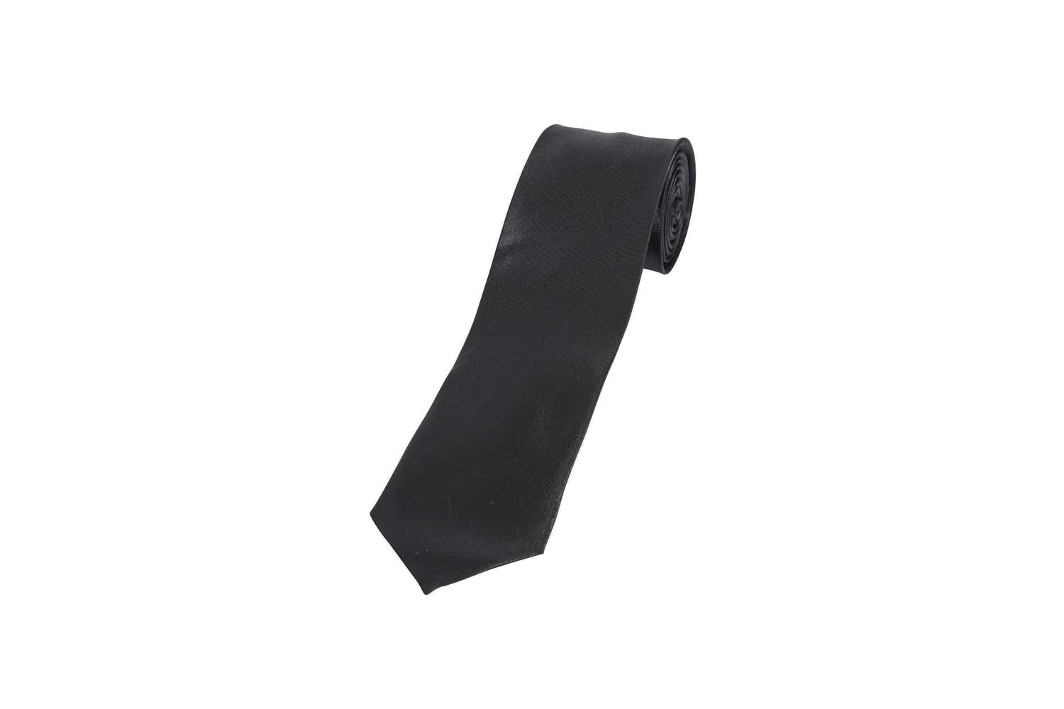 Rubies | Rb-ba1074 | Black Skinny Tie Costume Accessory