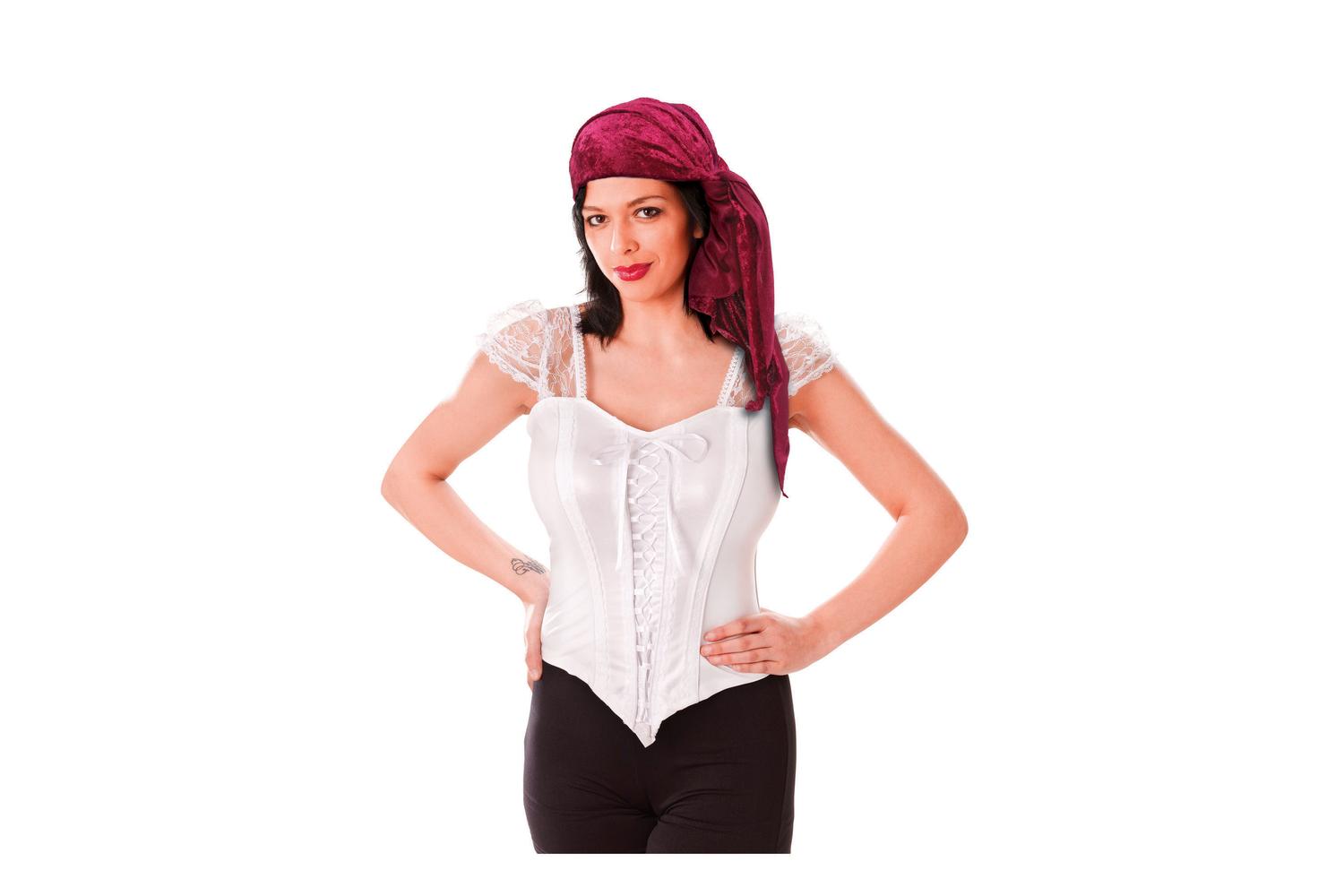 Rubies | Rb-ba1602 | Velvet Female Pirate Bandana