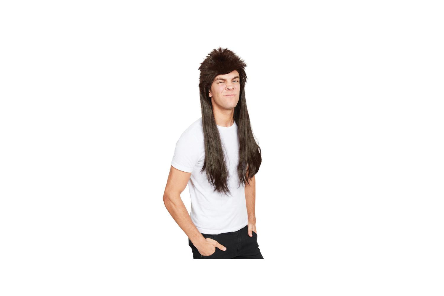Rubies | Rb-bw948 | Mullet Wig Long Brown