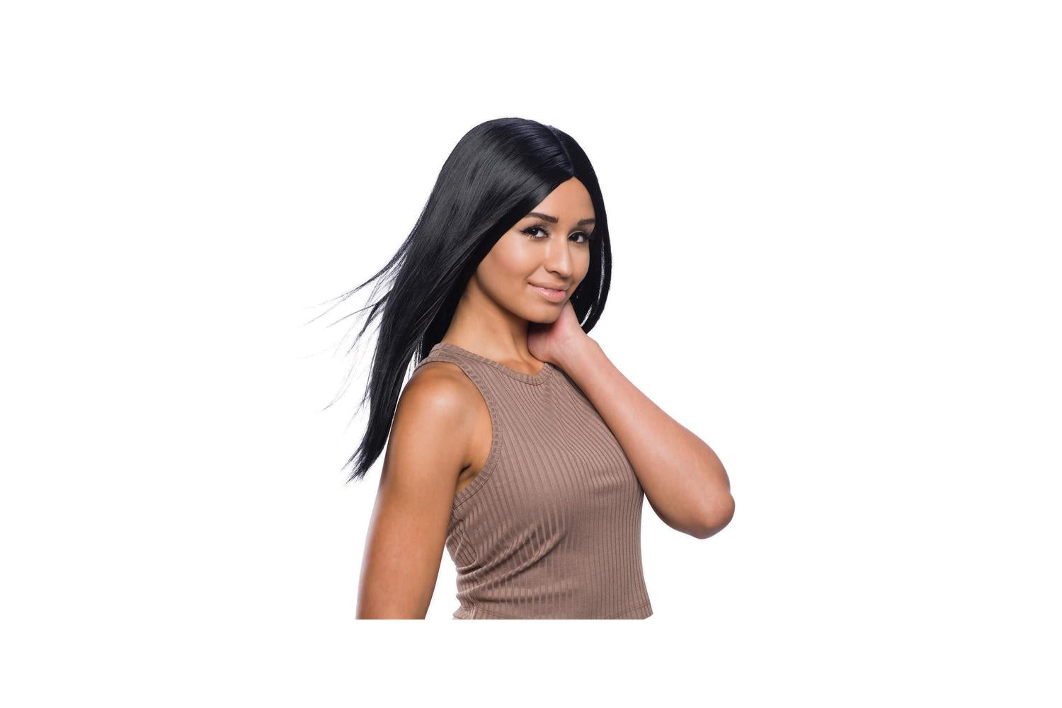 Rubies | Rb-bw964 | Luxury Long Black Wig-2